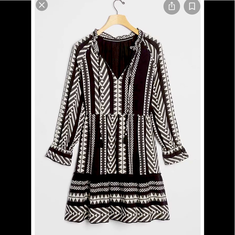 Anthropologie Dominique Tunic Dress 2x plus size